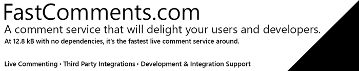 FastComments Banner